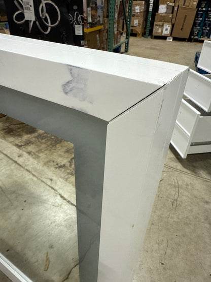 Used See Dec Tresanti Alexandra Vanity Table with LED Lighted Mirror