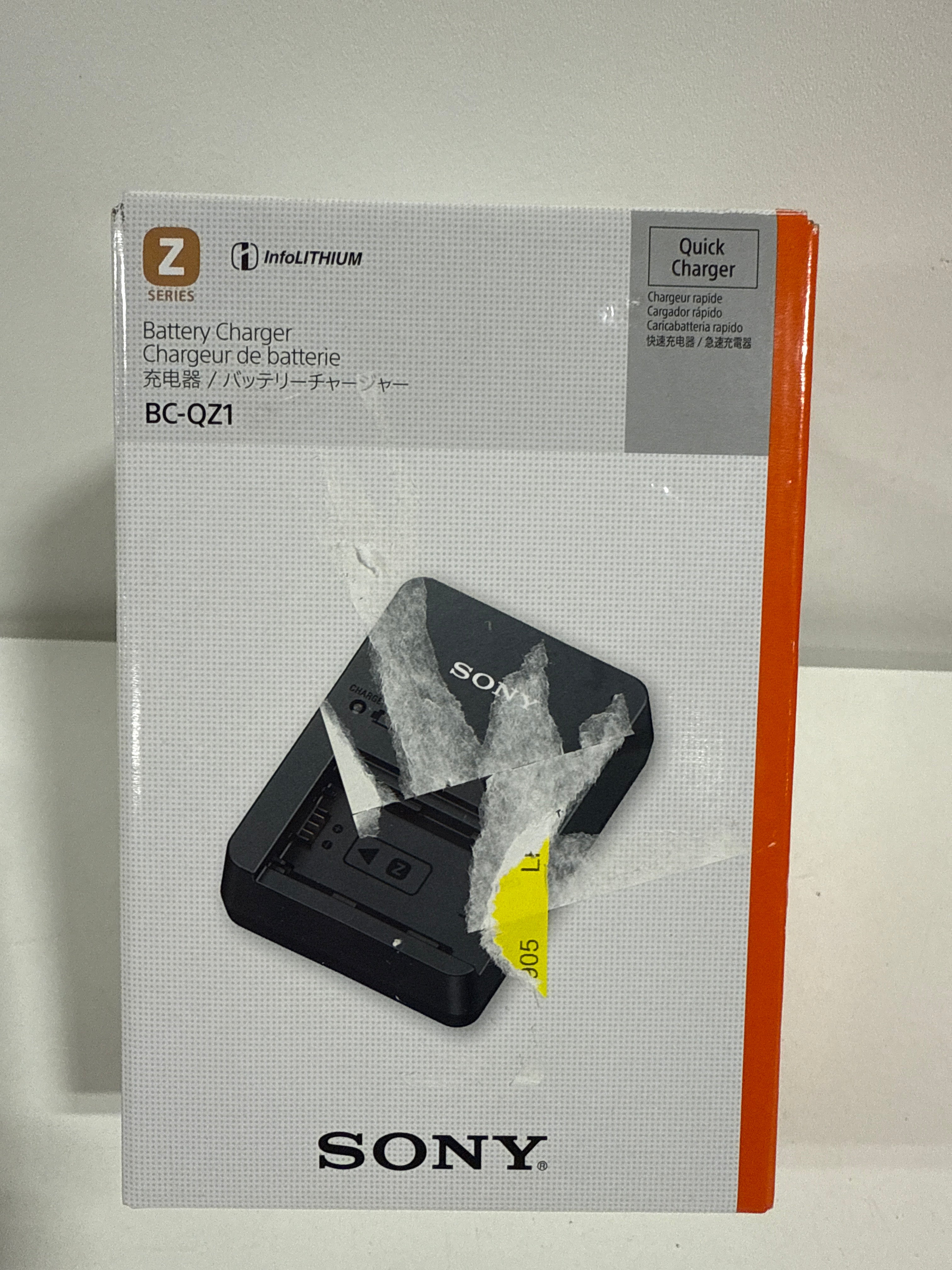 Sony - Battery Charger - Black BCQZ1