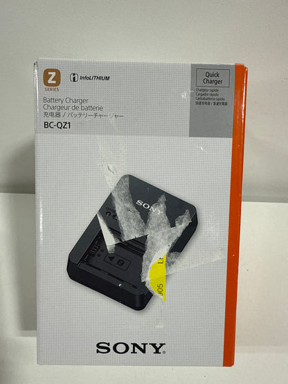 Sony - Battery Charger - Black BCQZ1