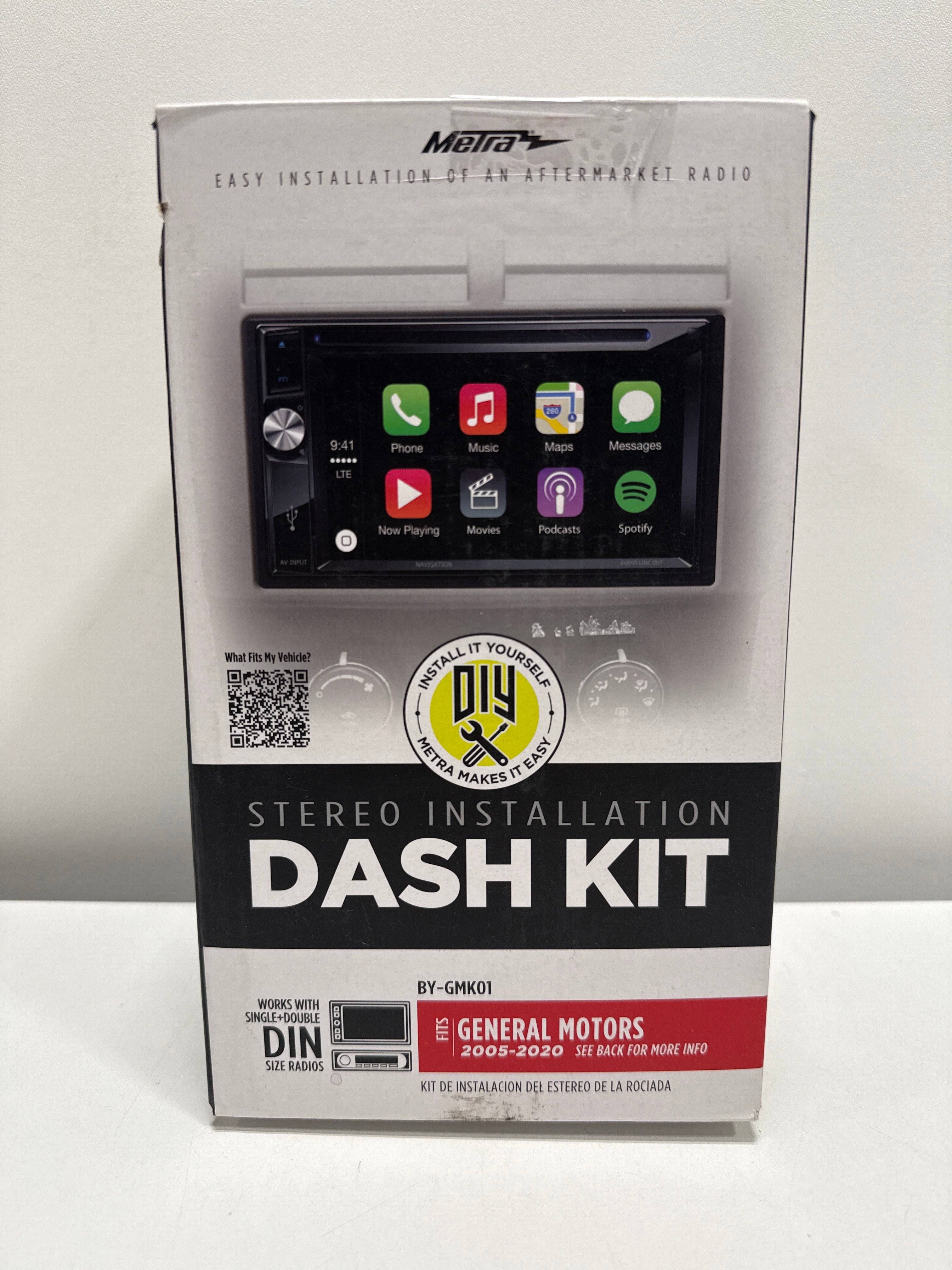Metra - Dash Kit for Select 2005-2020 GM Vehicles - Black