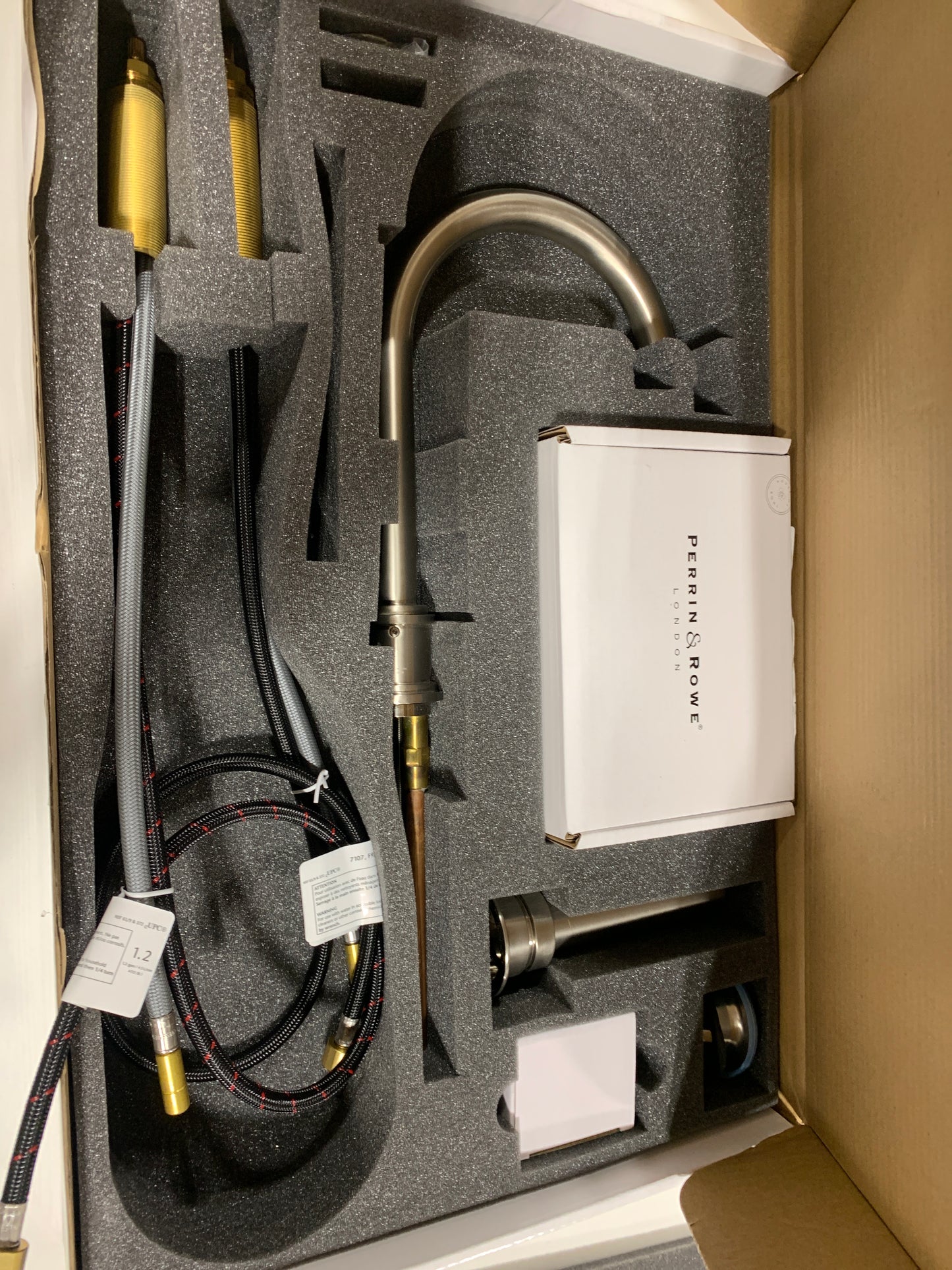 Rohl: U.TAR08D3STN - Armstrong™ Widespread Lavatory Faucet With C-Spout Part