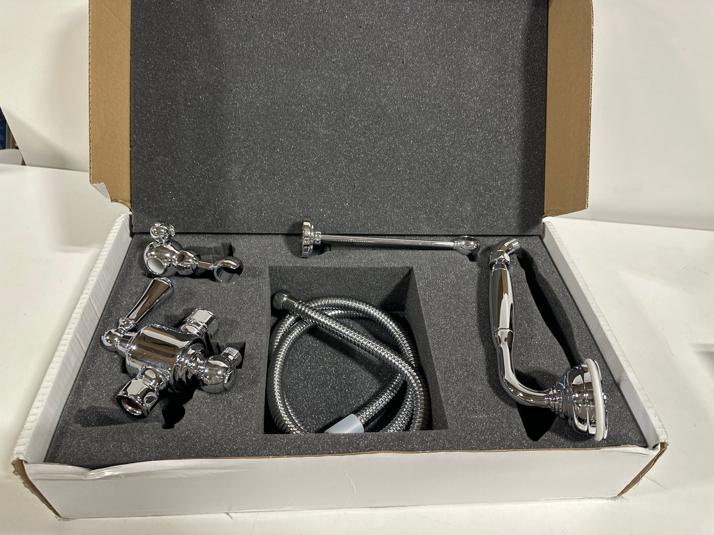 Perrin and Rowe U.5783N Georgian Era 1.8 GPM Single Function Hand Shower - Includes Hose and Riser Diverter Polished