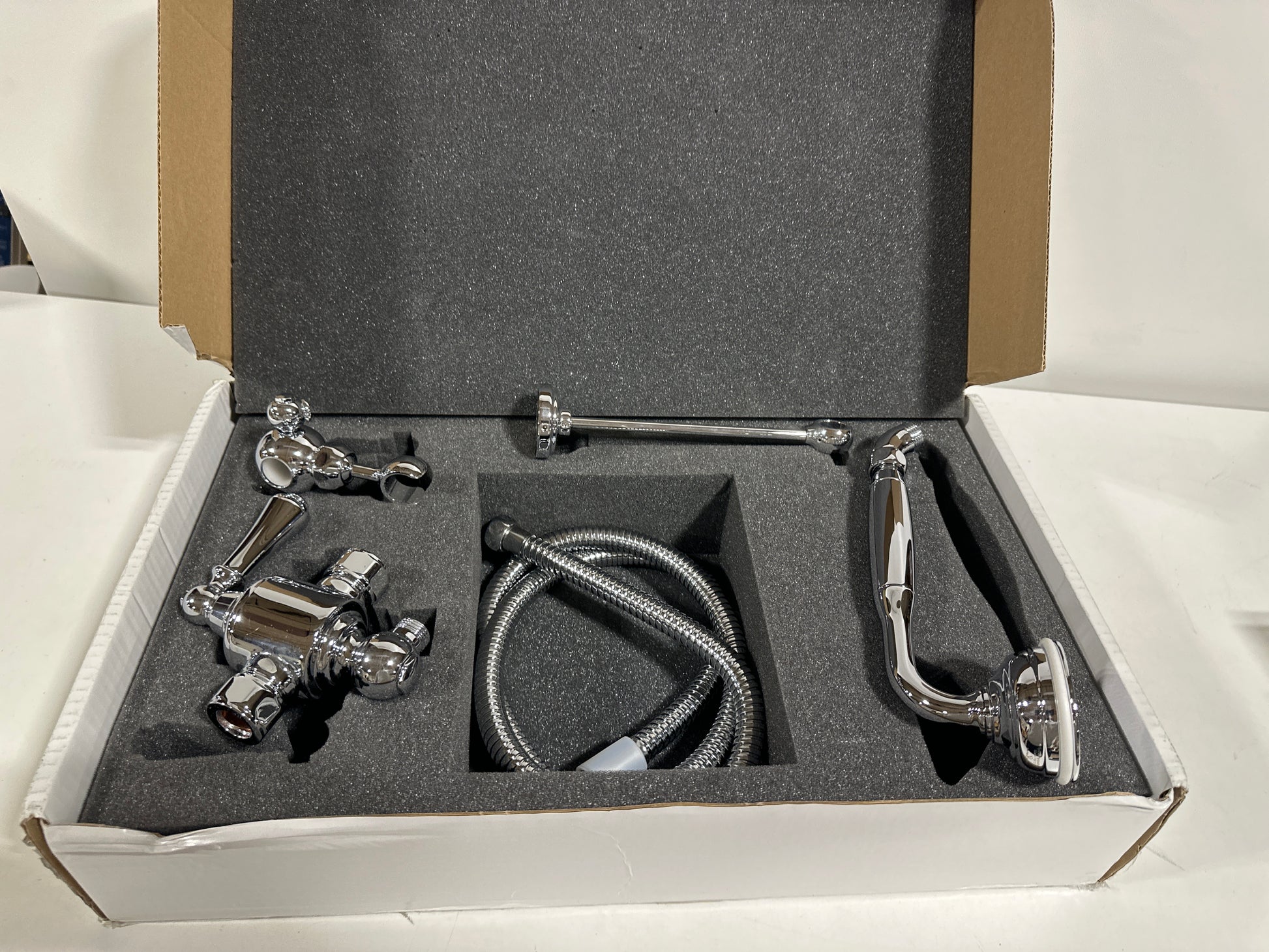 Perrin and Rowe U.5783N Georgian Era 1.8 GPM Single Function Hand Shower - Includes Hose and Riser Diverter Polished