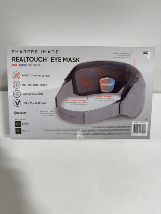 Sharper Image RealTouch Eye Mask Electric Hot+Cold Massager