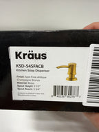 Kraus KSD-54 Boden Deck Mounted Soap and Lotion Dispenser with 17 Oz Capacity Spot Free Antique Champagne Bronze