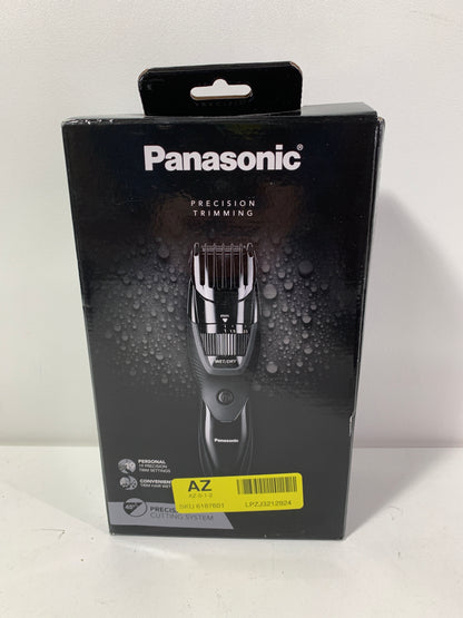 Panasonic - Rechargeable Beard/Hair Trimmer with Adjustable Trim Settings Wet/Dry – ER-GB42-K - Black