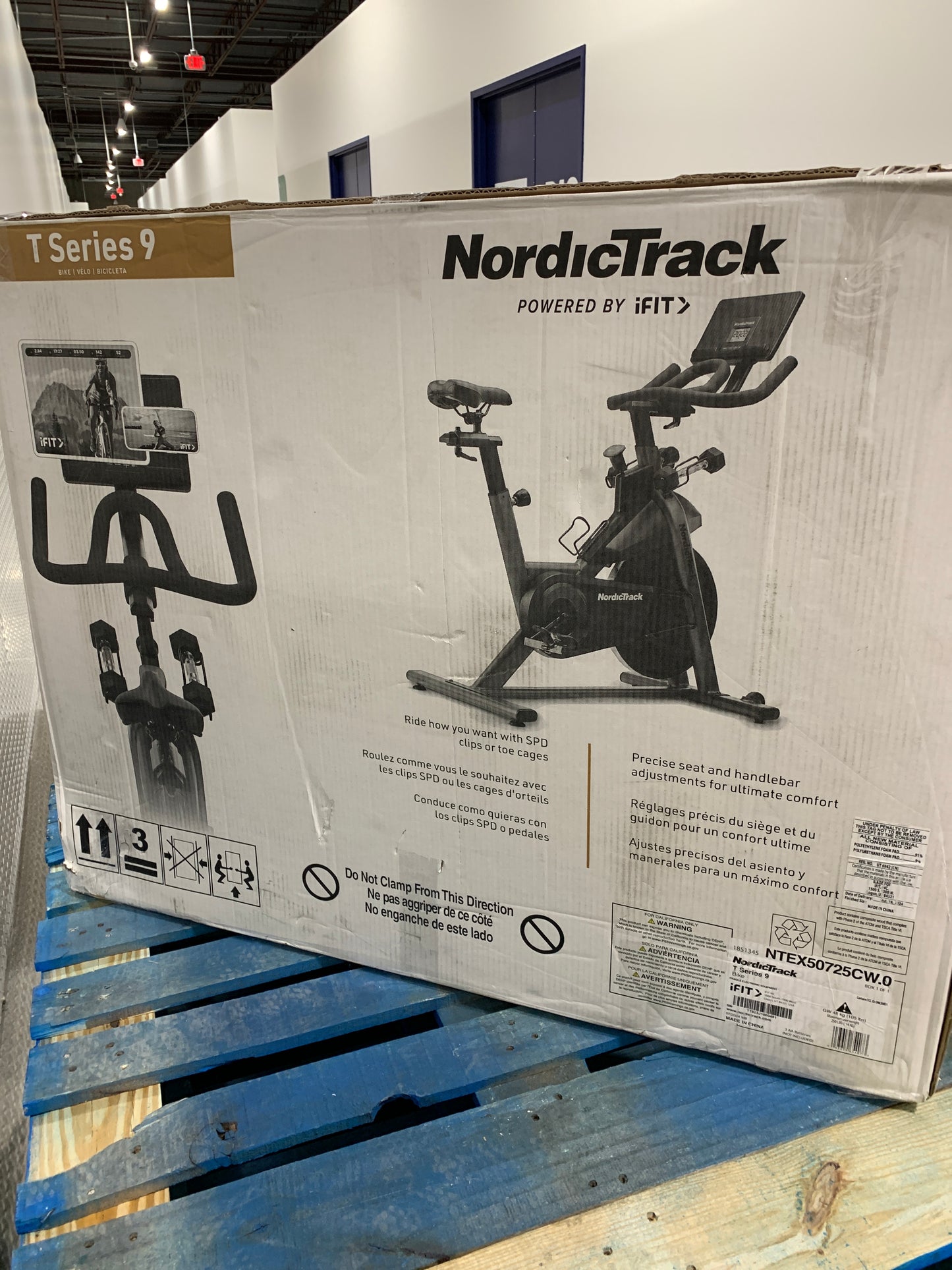 See Desc NordicTrack T Series 9 Exercise Bike