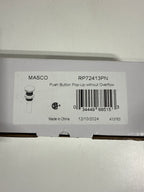 Brizo RP72413 1-5/8’’ Push Button Drain Assembly - Less Overflow Brilliance Polished Nickel - *Plumbing