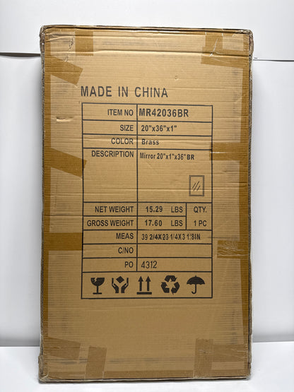 Elegant Lighting MR42036BR - Mirrors Home Decor