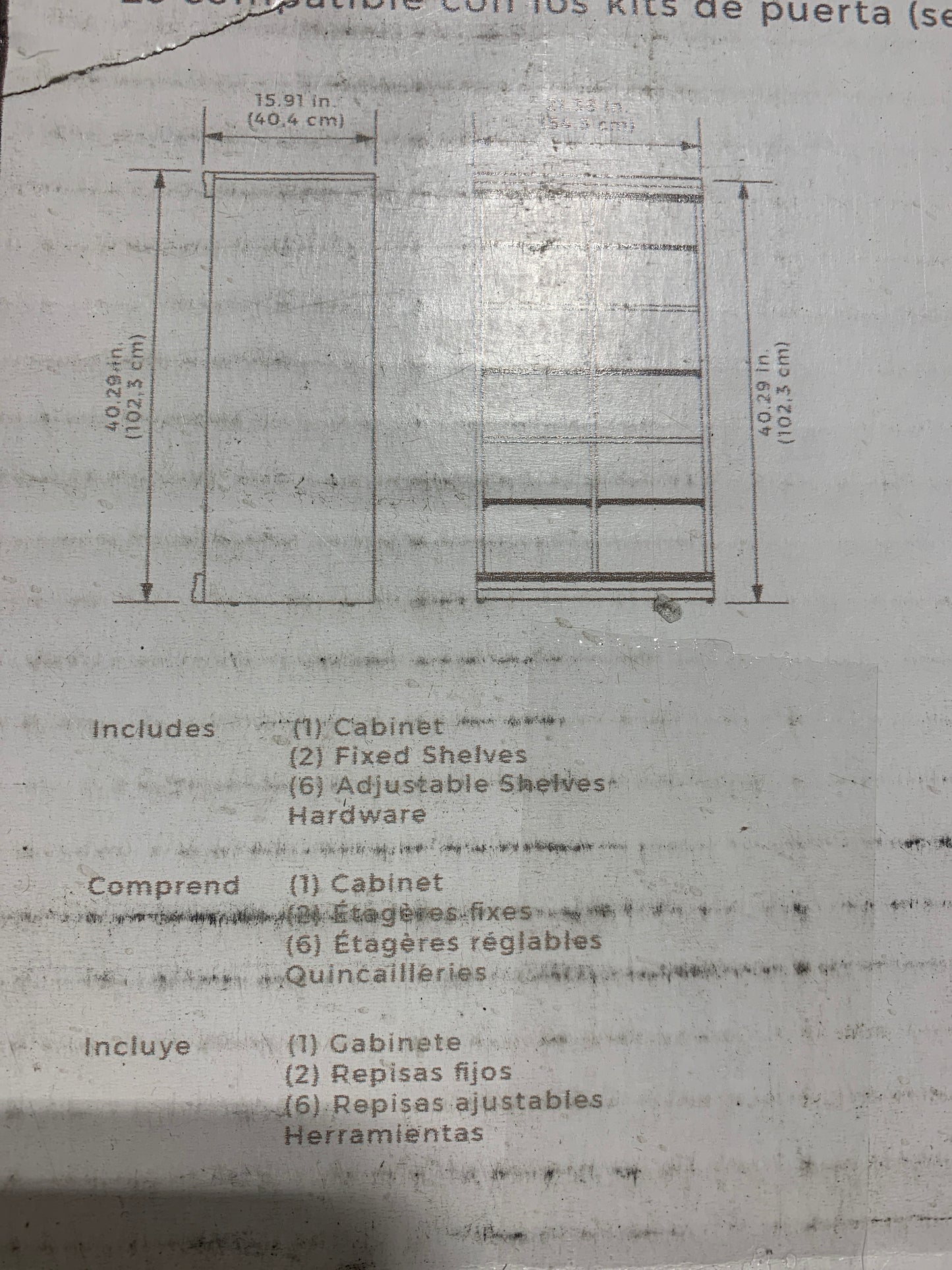 ClosetMaid Modular Closet Stackable Divided Shelf Unit