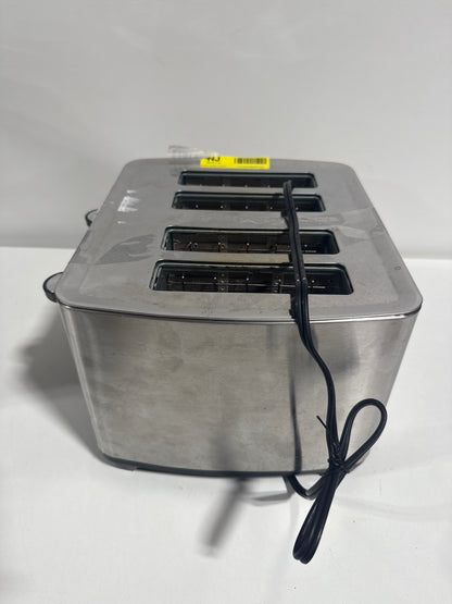 Used Bella PRO - 4-Slice Wide-Slot Toaster - Stainless Steel