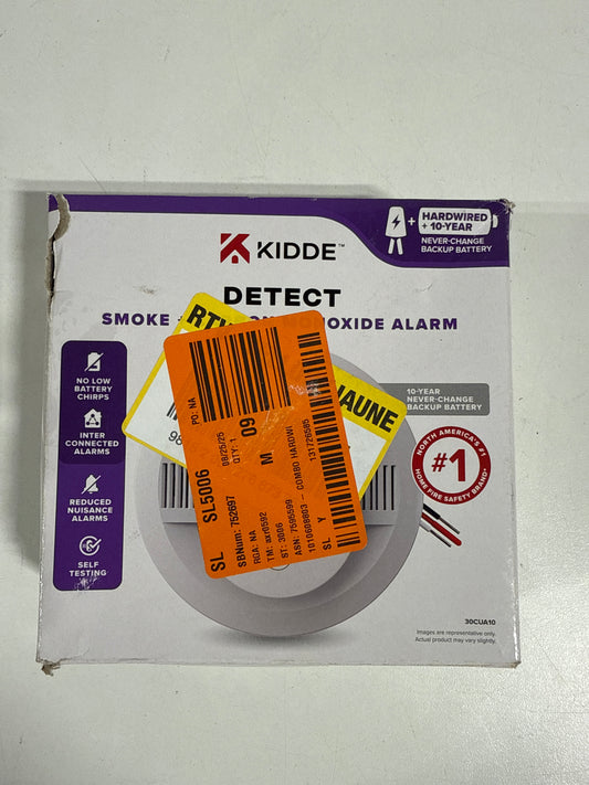 10-Year Battery and Hardwired Smoke and Carbon Monoxide Detector, Interconnectable and LED Warning Lights 21031544