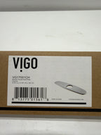 Vigo VG17001 Noma 2-1/2" W Escutcheon Plate 10" Deck Plate Chrome Faucet Accessories and Parts Kitchen Faucet Accessories Escutcheons