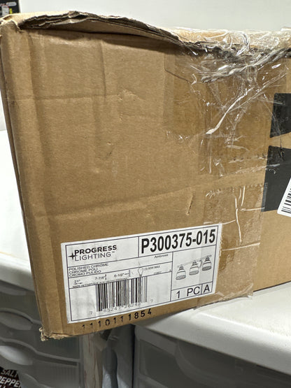 Progress Lighting Ambrose Collection 21 in. 3-Light Polished Chrome Clear Glass New Traditional Bath Vanity Light