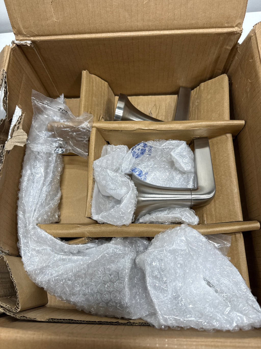Scratch Kohler K-T22024-4 Tempered Deck Mounted Roman Tub Filler Vibrant Brushed Nickel Faucet Roman Tub Double Handle