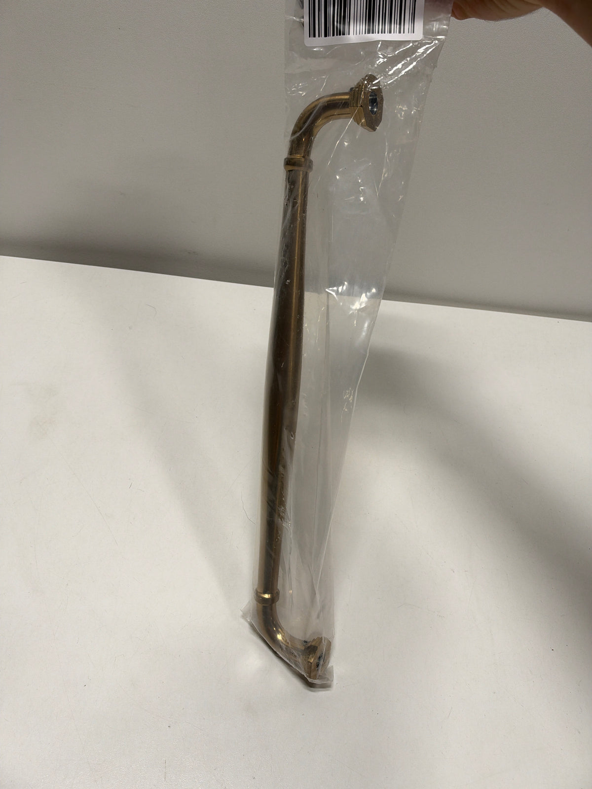 Emtek BTB86910 Blythe 12 Inch Center to Center Appliance Pull Set from the Transitional Heritage Collection - Back to Back Mounting Satin Brass