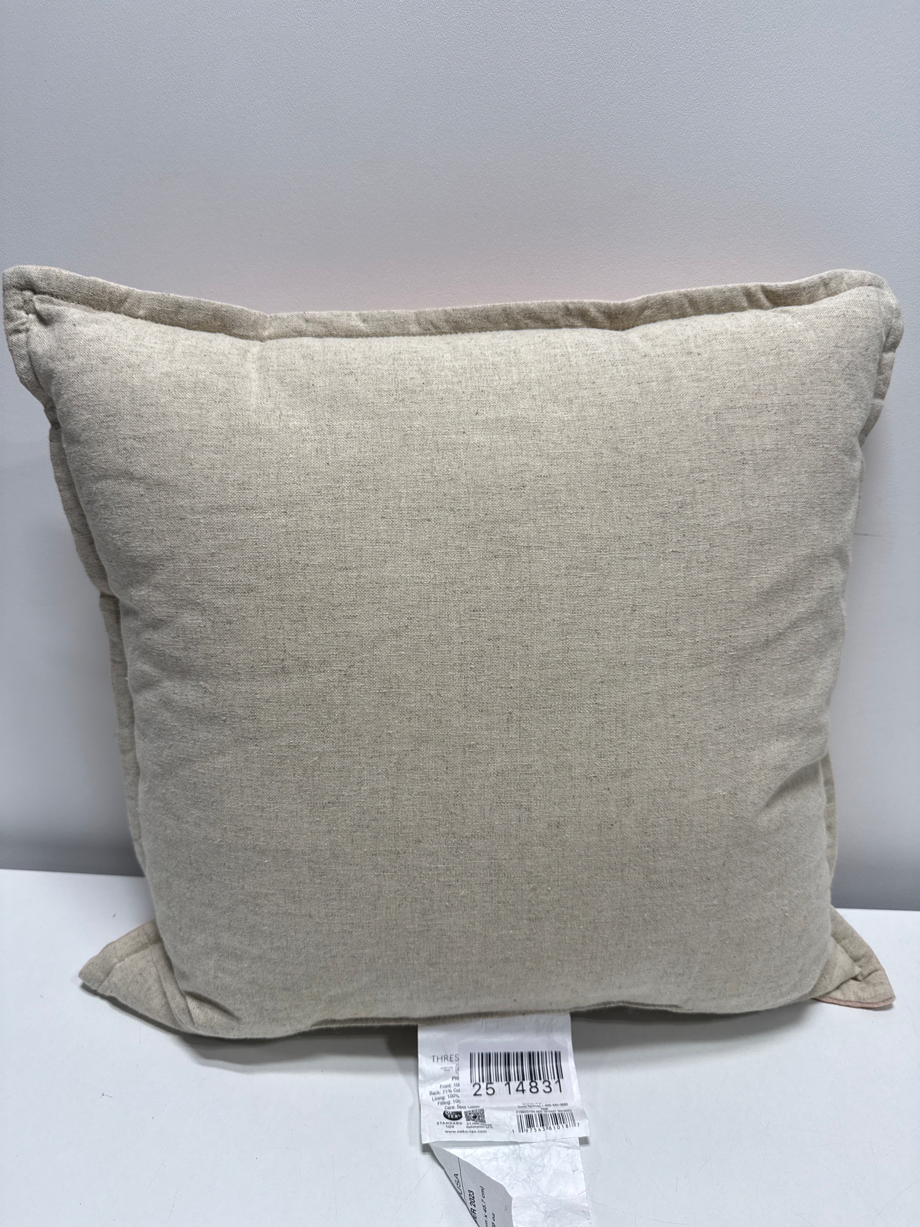 Velvet Reverse Oblong Dec Pillow Light Terracotta - Threshold - *Home Decor & Curtains