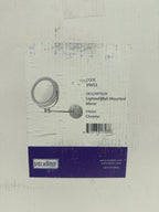 ICO Bath V905 Volkano 19-1/2" W X 13-1/2" H Modern Circular Framed Bathroom Wall Mirror with LED Lighting Chrome