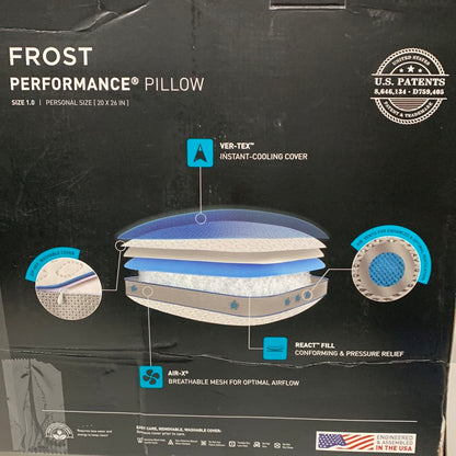 Bedgear - Frost Performance Pillow 1.0 - White Model:BGP02251PSKU:6550141