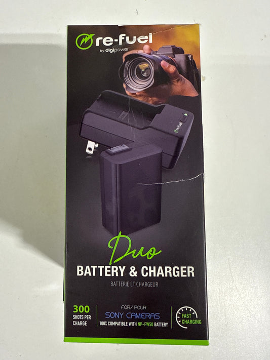 3 Digipower - Digital Camera Battery & Charger Kit, Replacement for Sony NP-FW5