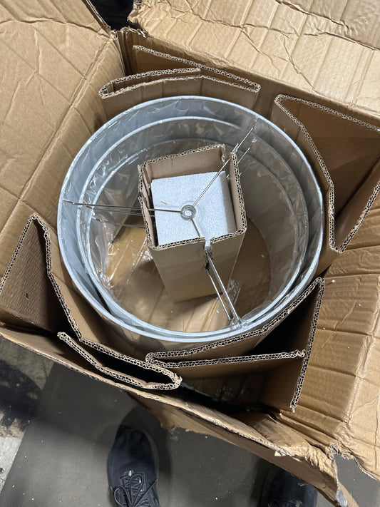 Elegant Designs Nickel 3-Piece Floor and Table Lamp Set