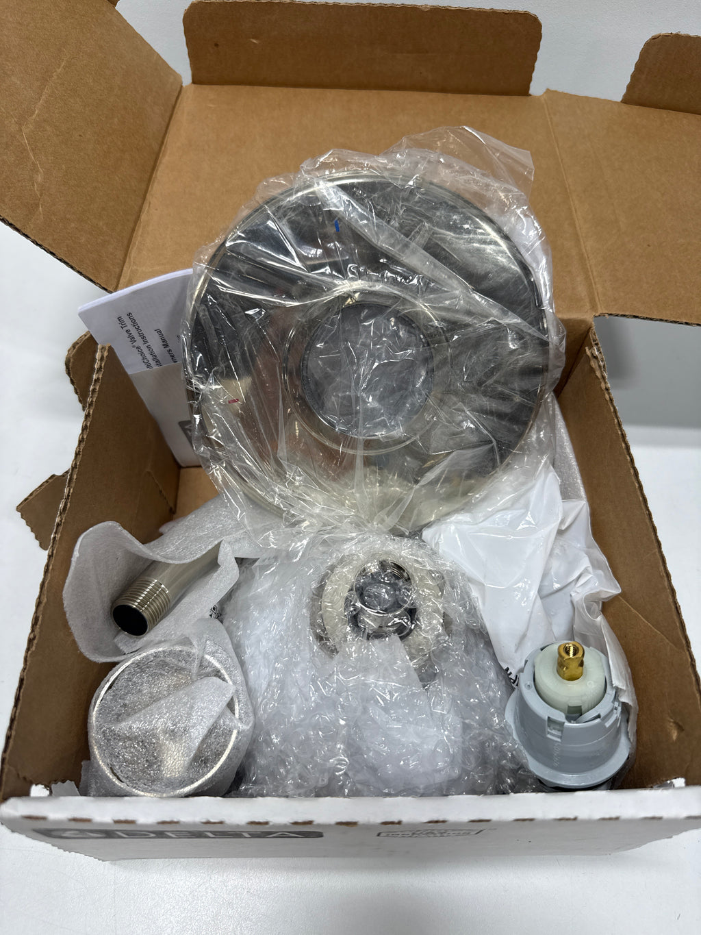 Delta T14248 Bowery Monitor 14 Series Single Function Pressure Balanced Shower Only - Less Rough-in Valve Brilliance Polished Nickel
