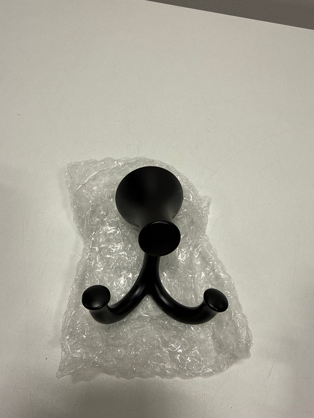 Delta Greydon J-Hook Wall Mounted Double Robe/Towel Hook Bath Hardware Accessory in Matte Black