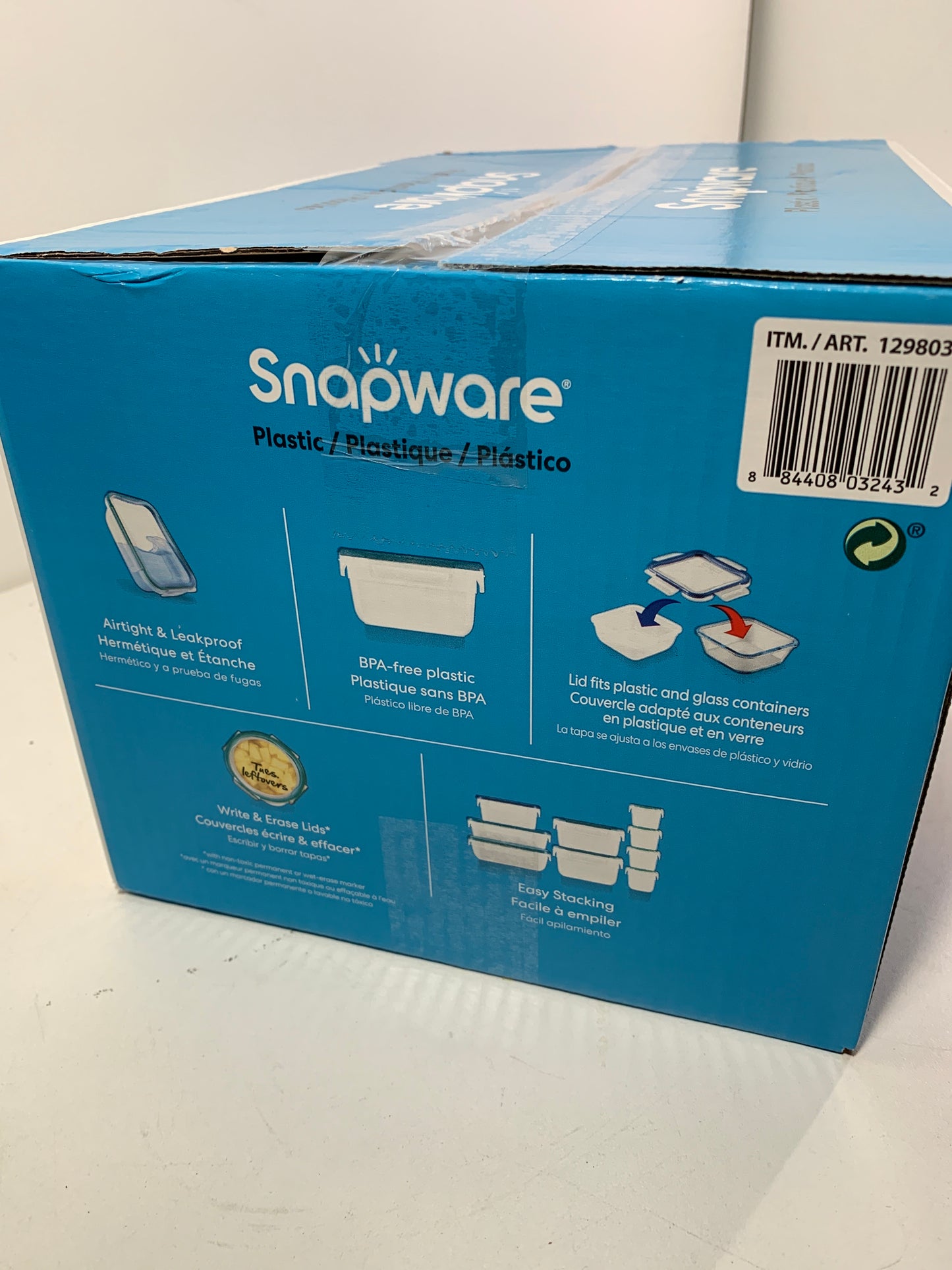 Snapware 38-piece Plastic Food Storage Set