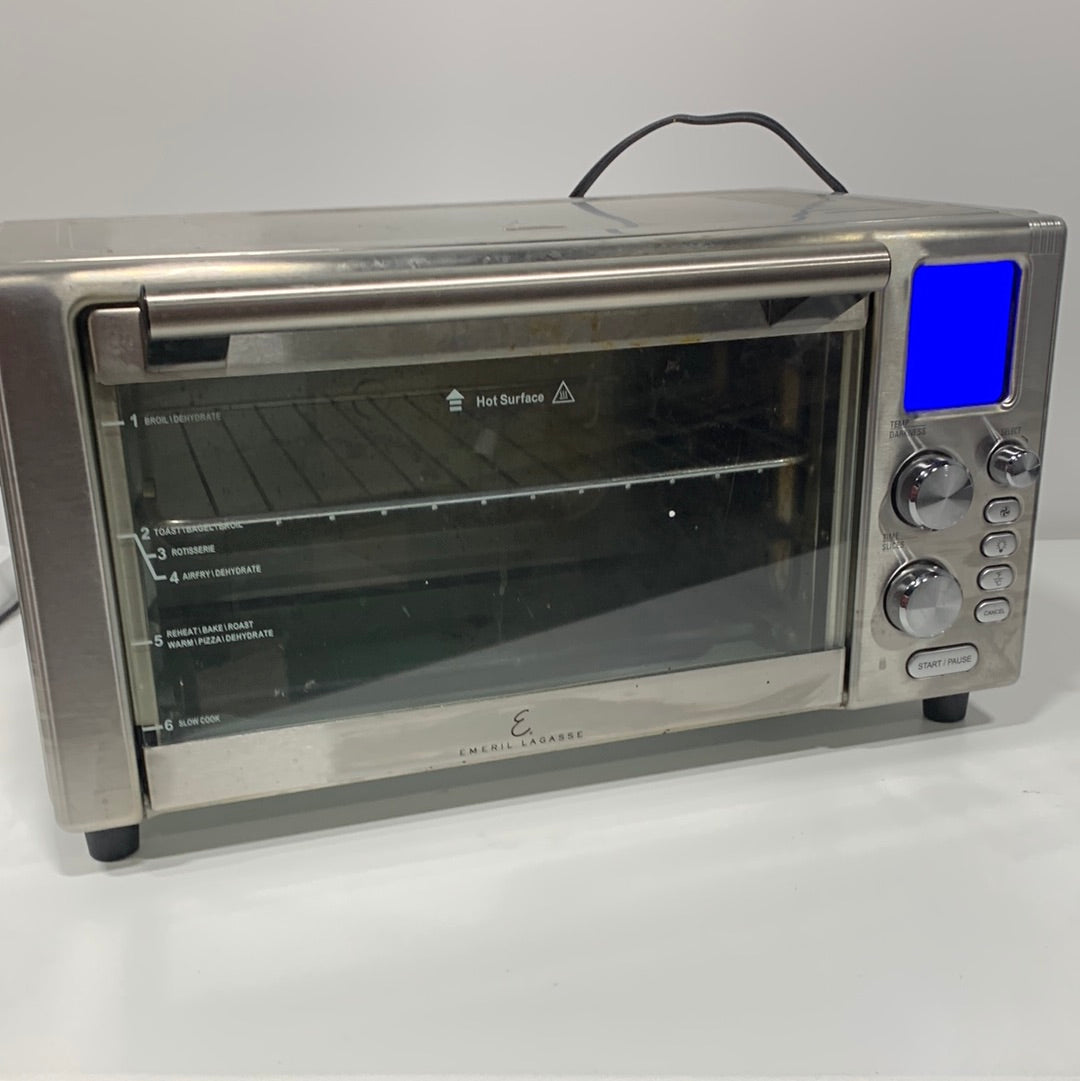 Used Emeril Lagasse - Air Fry Toaster Oven - Brushed Stainless Steel