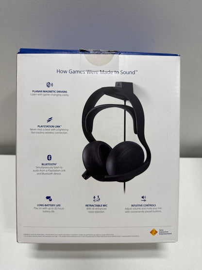 Used PlayStation Pulse Elite Midnight Black - Playstation 5