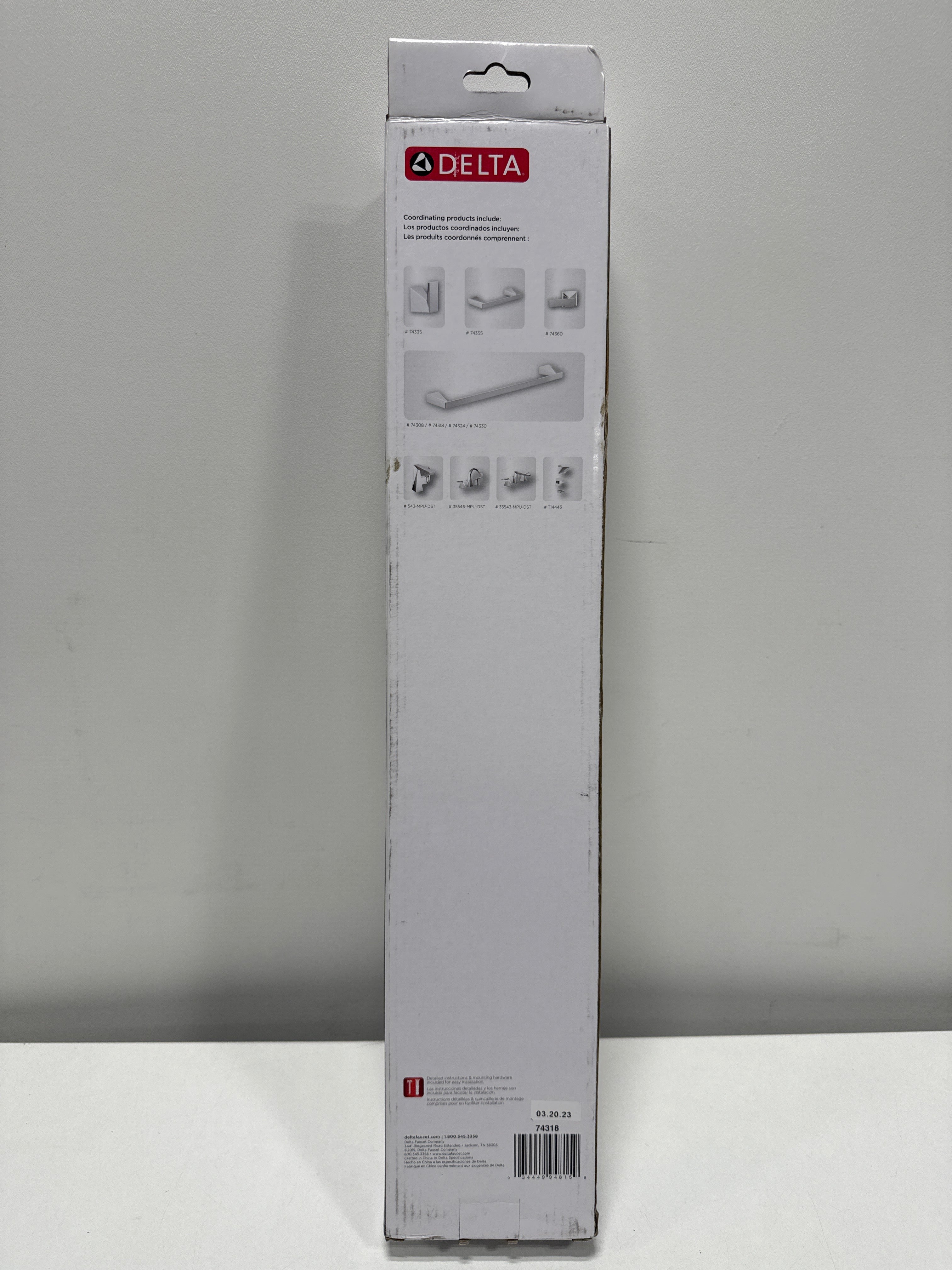 Delta 74318 Trillian 18 Towel Bar - Chrome