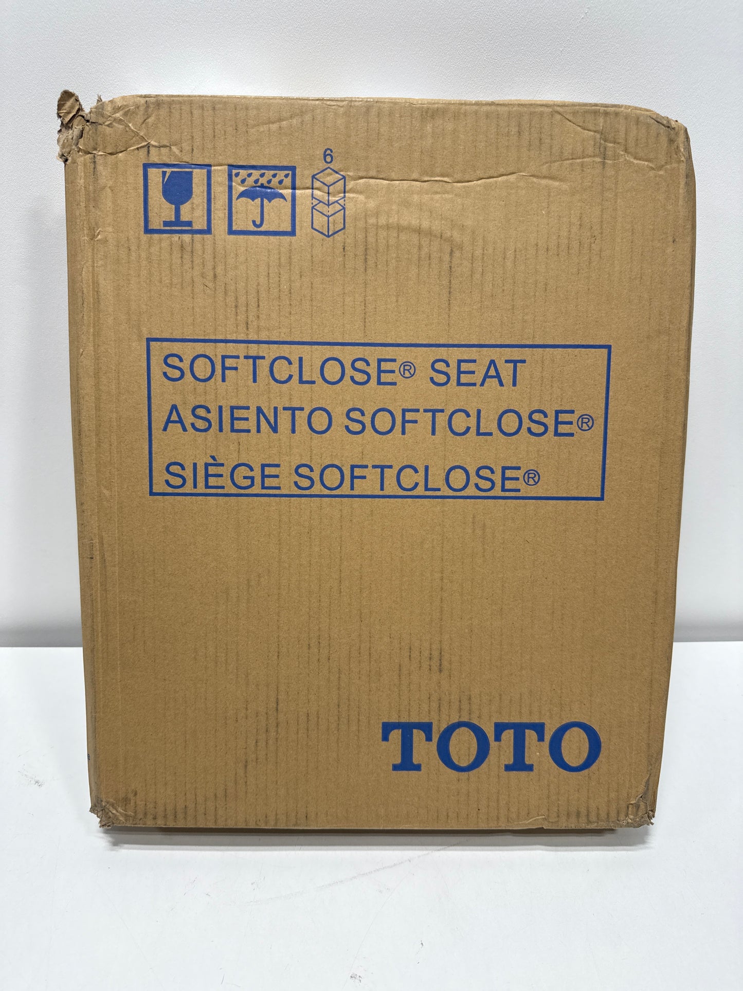 TOTO SoftClose® Non Slamming Slow Close Round Toilet Seat and Lid Sedona Beige - SS113#12