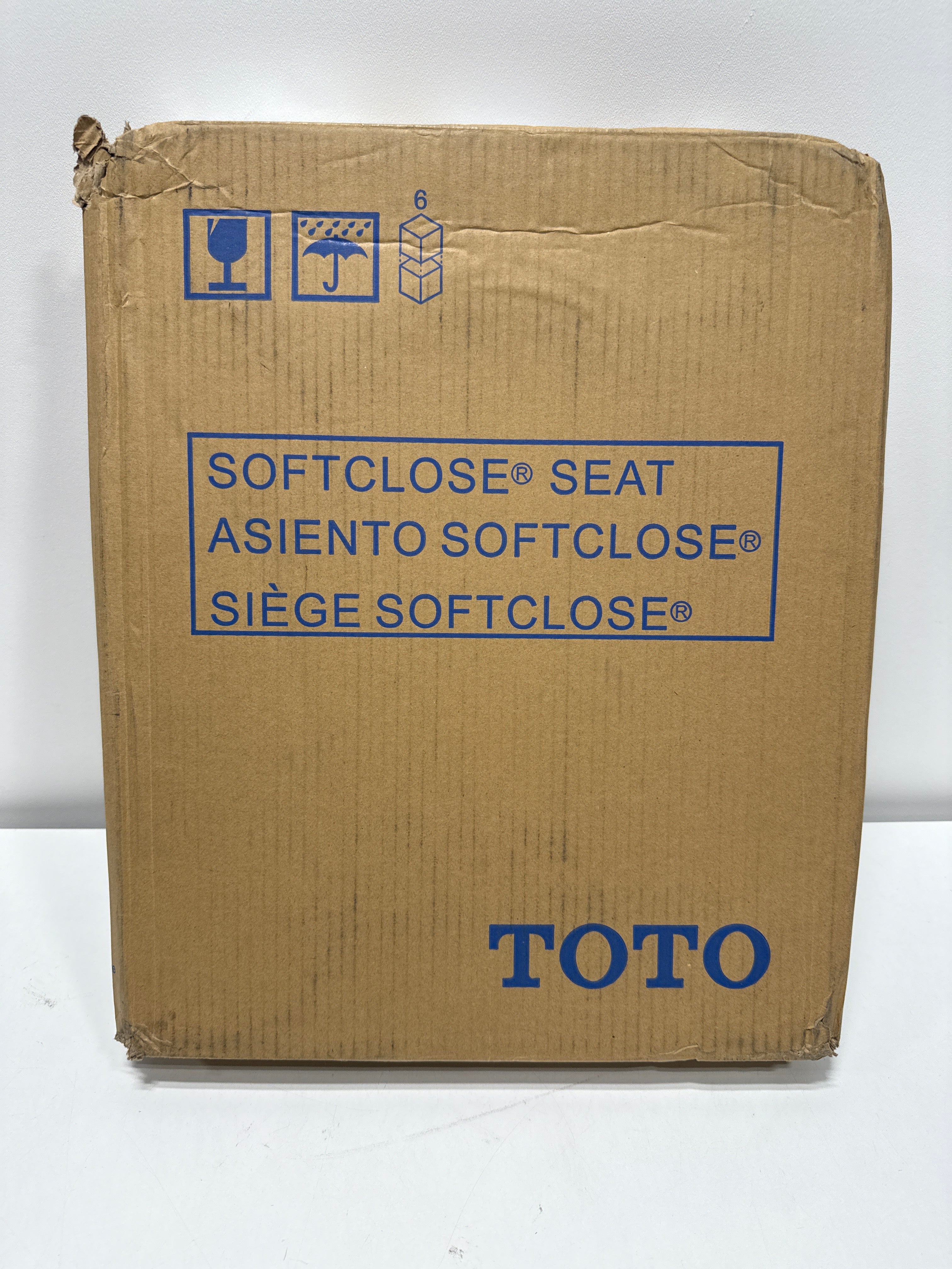 TOTO SoftClose® Non Slamming Slow Close Round Toilet Seat and Lid Sedona Beige - SS113#12