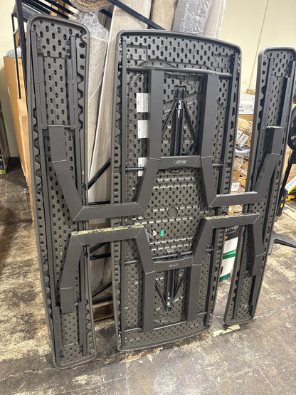 Used Lifetime Commercial 6 ft Folding Picnic Table