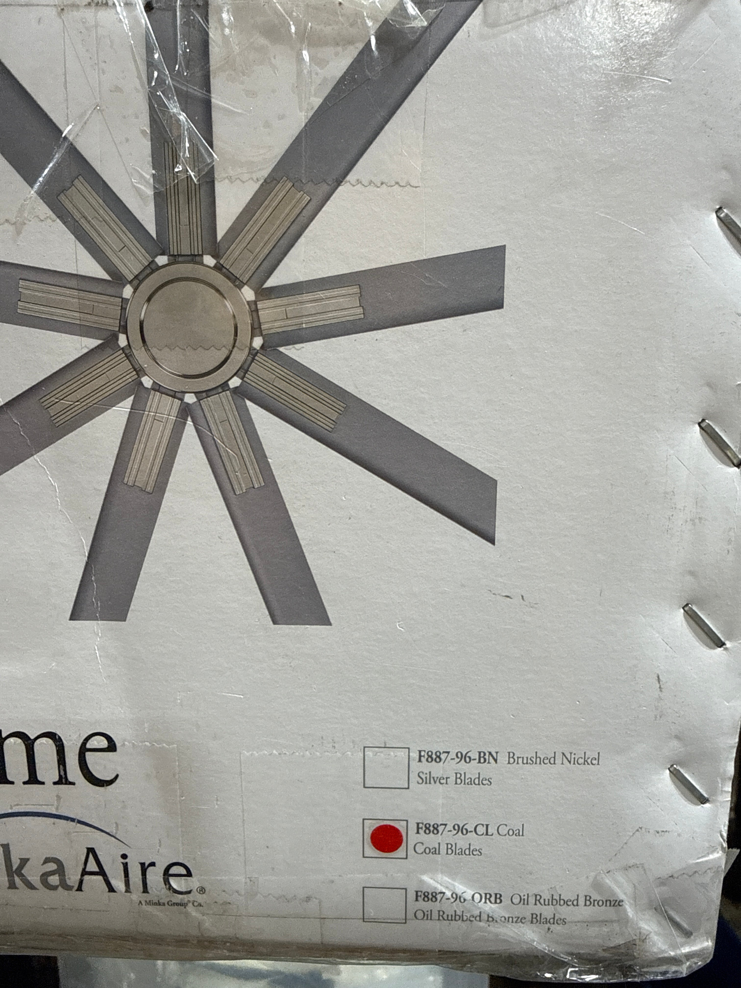 Minka Aire Xtreme 96 Inch Ceiling Fan Xtreme - F887-96-CL - Modern Contemporary
