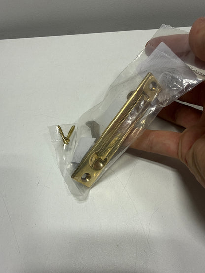 Baldwin 0465031 Edge Pull Non Lacquered Brass