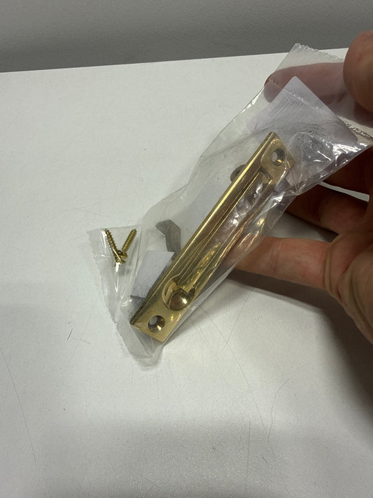 Baldwin 0465031 Edge Pull Non Lacquered Brass