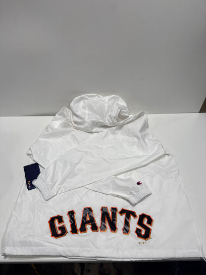 MLB San Francisco Giants Men's Champion White Packable Jacket - L