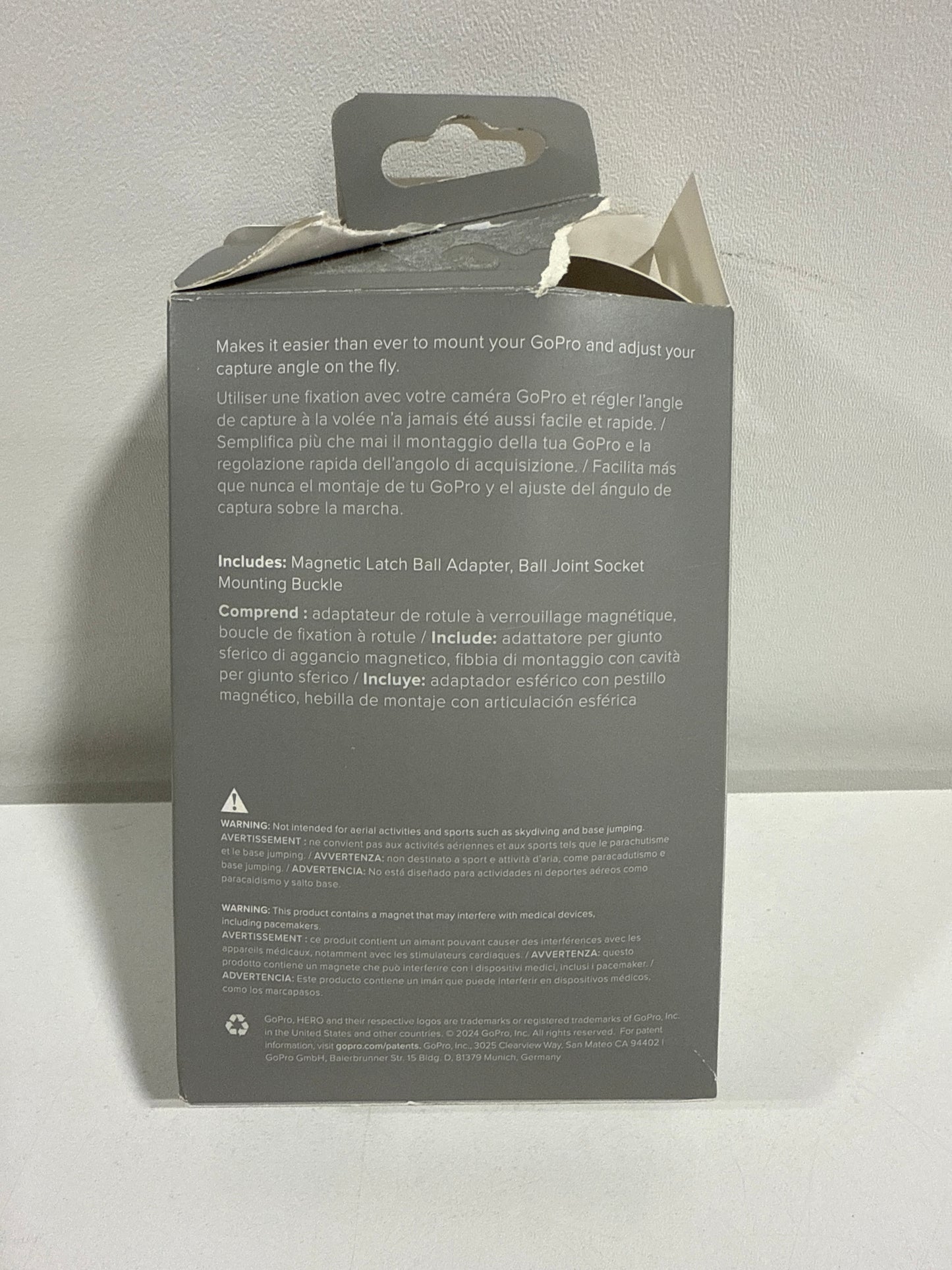 GoPro Magnetic Latch Ball Joint Mount for HERO13 Black Camera