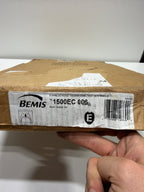 Bemis 1500EC 006 Toilet Seat with Easy Clean & Change Hinges, Elongated, Durable Enameled Wood