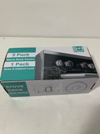Mom’s Choice Gold Awards Winner - Stove Knob Covers for Child Safety (5 + 1 Pack) Double-Key Design and Upgraded