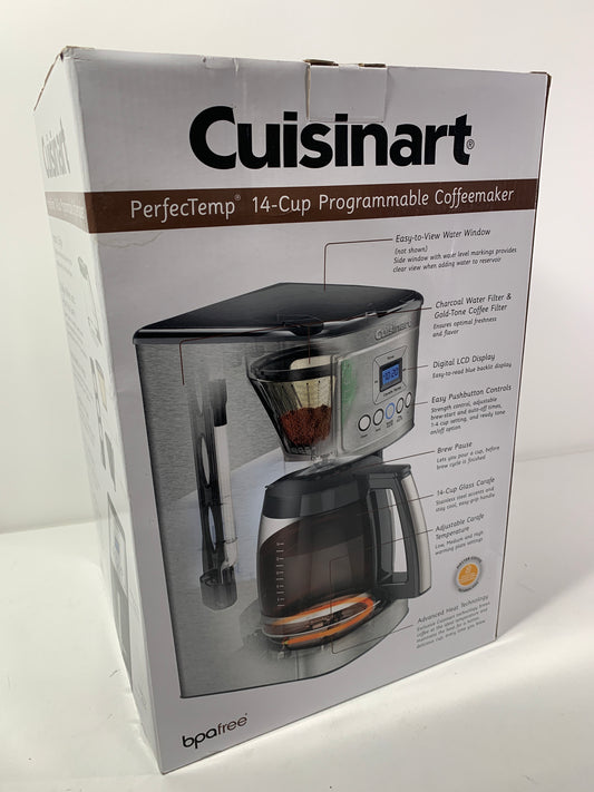 Cuisinart Perfectemp 14 Cups Black/Silver Coffee Maker