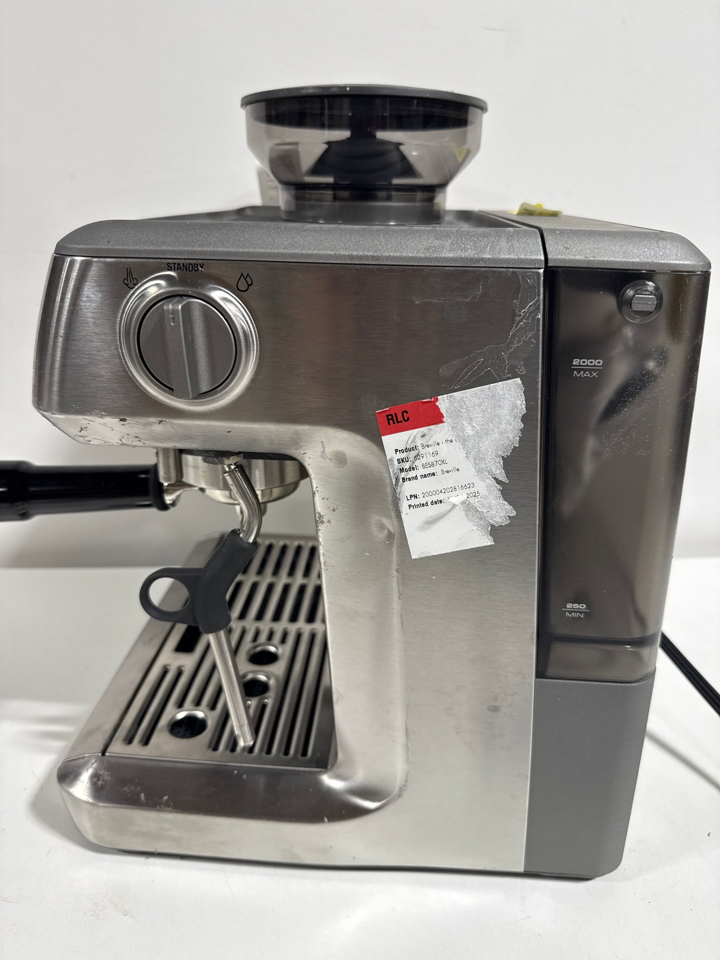 Scratch & Dent Breville Barista Express Espresso Machine (BES870XL) - Stainless Steel