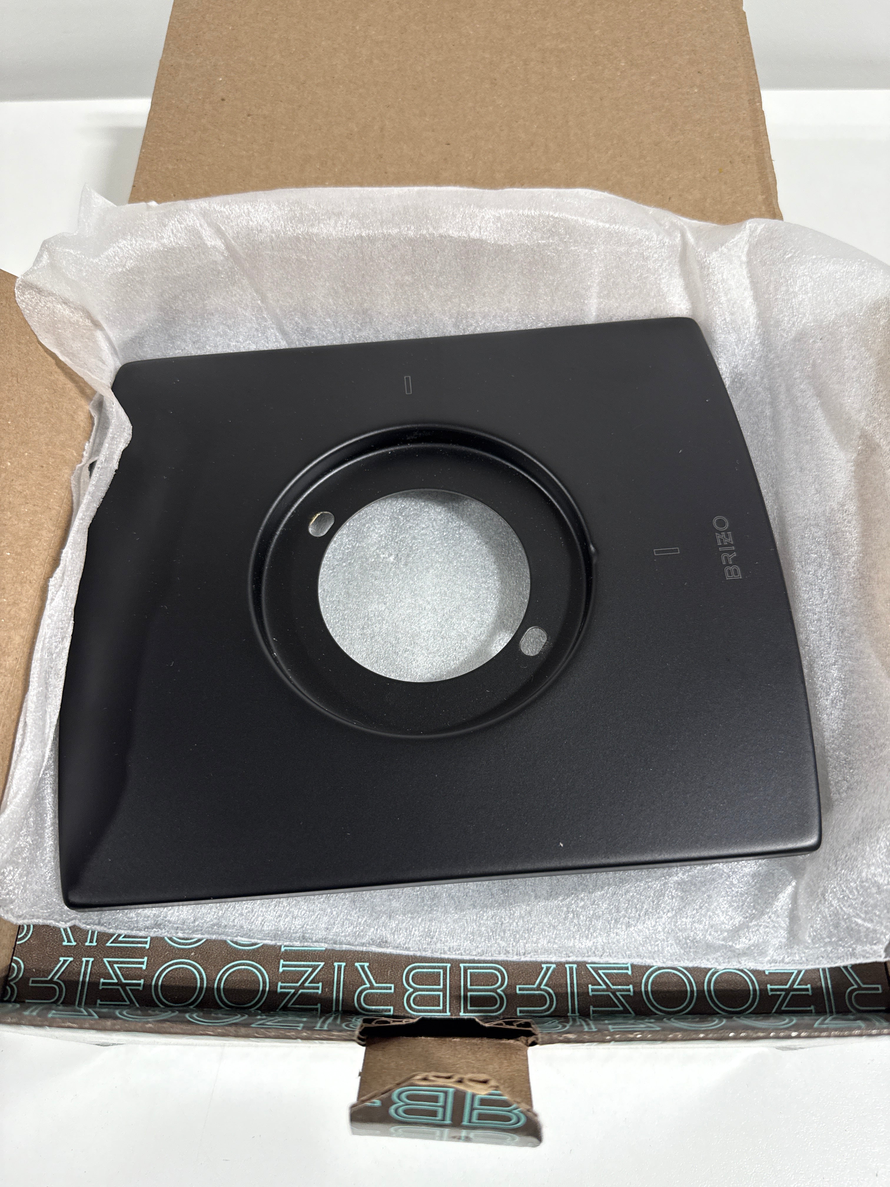 Brizo T60006-LHP Thermostatic Valve Trim Only with Integrated Volume Control - Less Handles and Rough in Matte Black