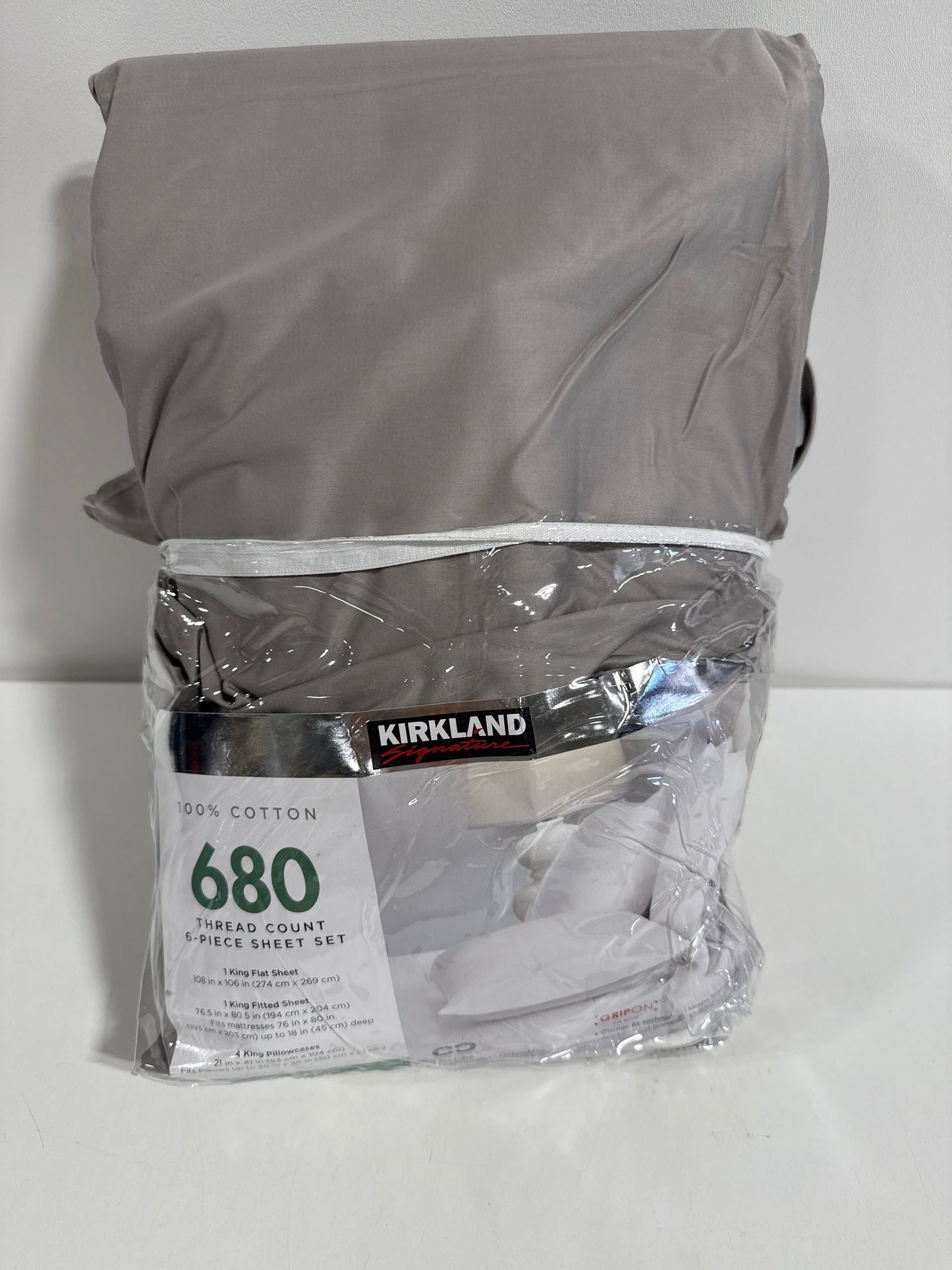 Kirkland Signature 680 Thread Count Sheet Set King