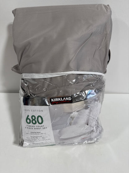 Kirkland Signature 680 Thread Count Sheet Set King