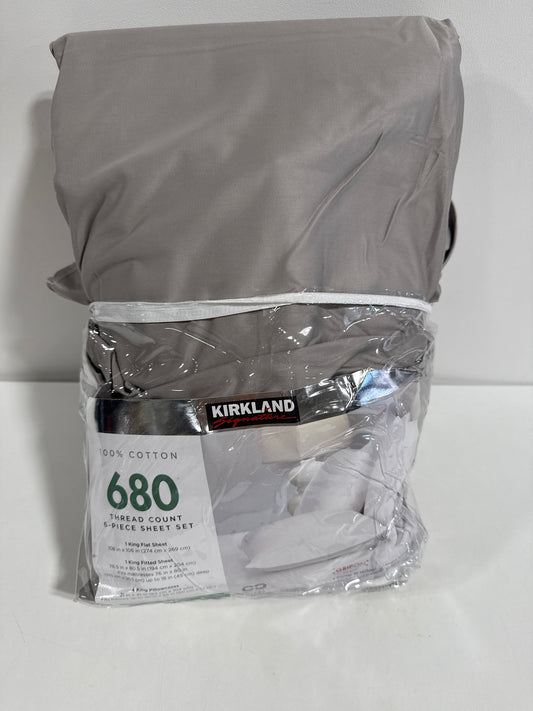 Kirkland Signature 680 Thread Count Sheet Set King