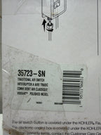 KOHLER K-35723-2BZ Garbage Disposal Air Switch Kit, Vibrant Polished Nickel