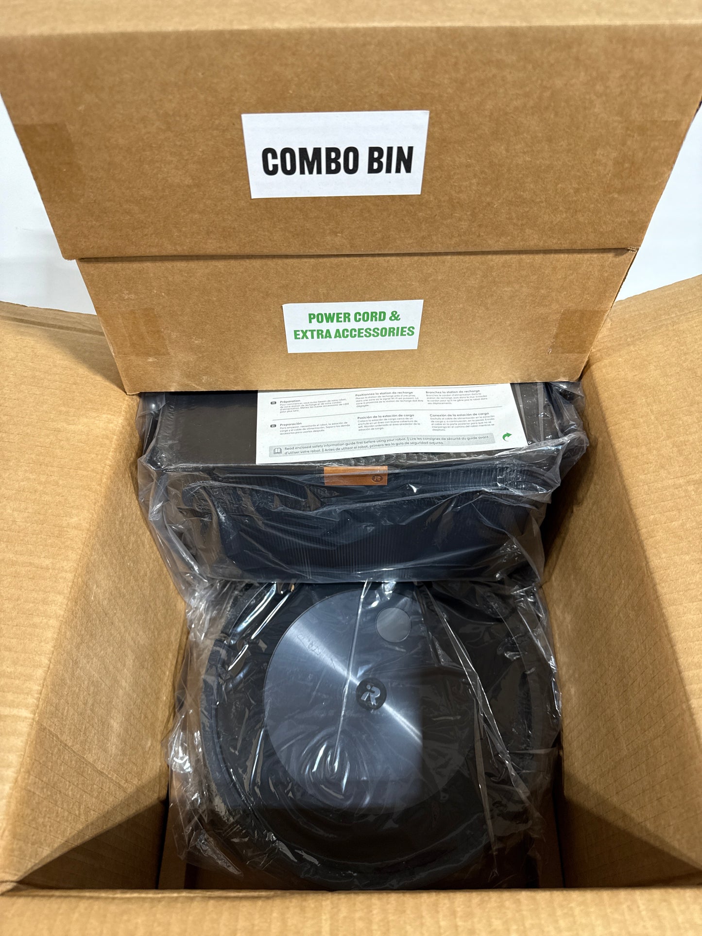 See Desc Roomba Combo J5+ Self-Emptying Robotic Vacuum and Mop