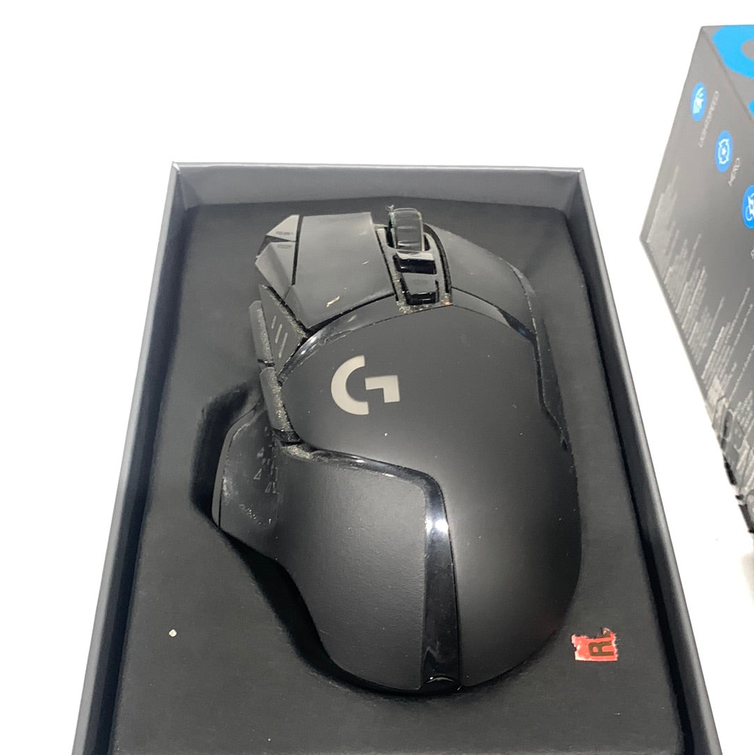 Used Logitech - G502 Lightspeed Wireless Optical Gaming Mouse with RGB Lighting - Black